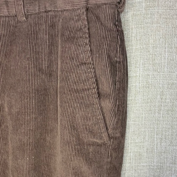 adjust a band expandable corduroy pants trousers Size 36 Gray & Brown (2 Pairs) - Picture 7 of 15